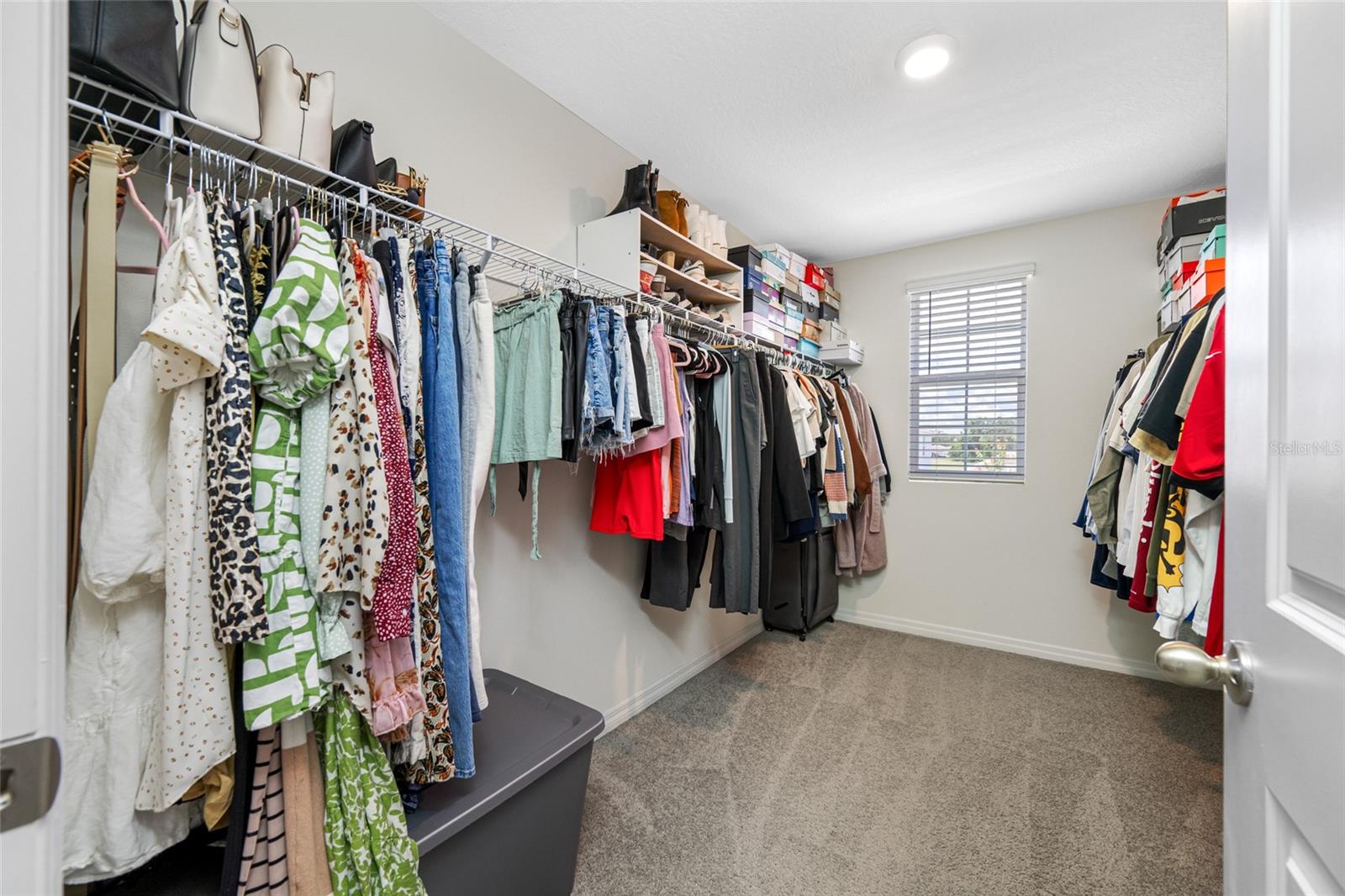 Spacious Walk-In Closet