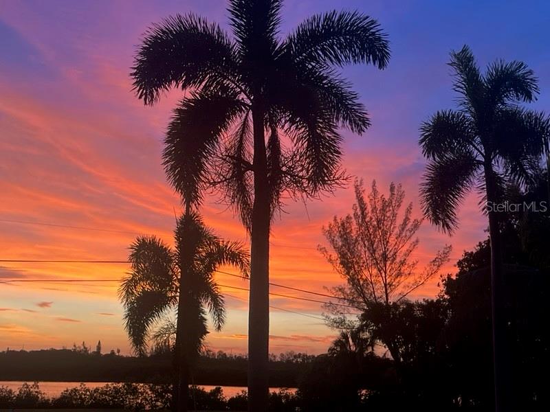 Beautiful sunsets from your own porch.