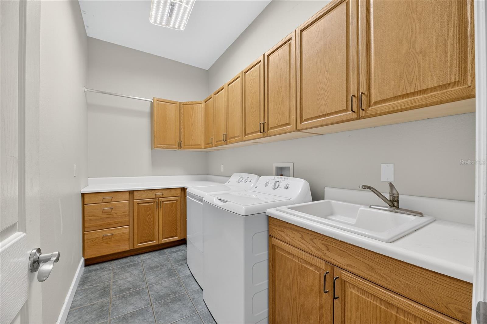 Laundry room.