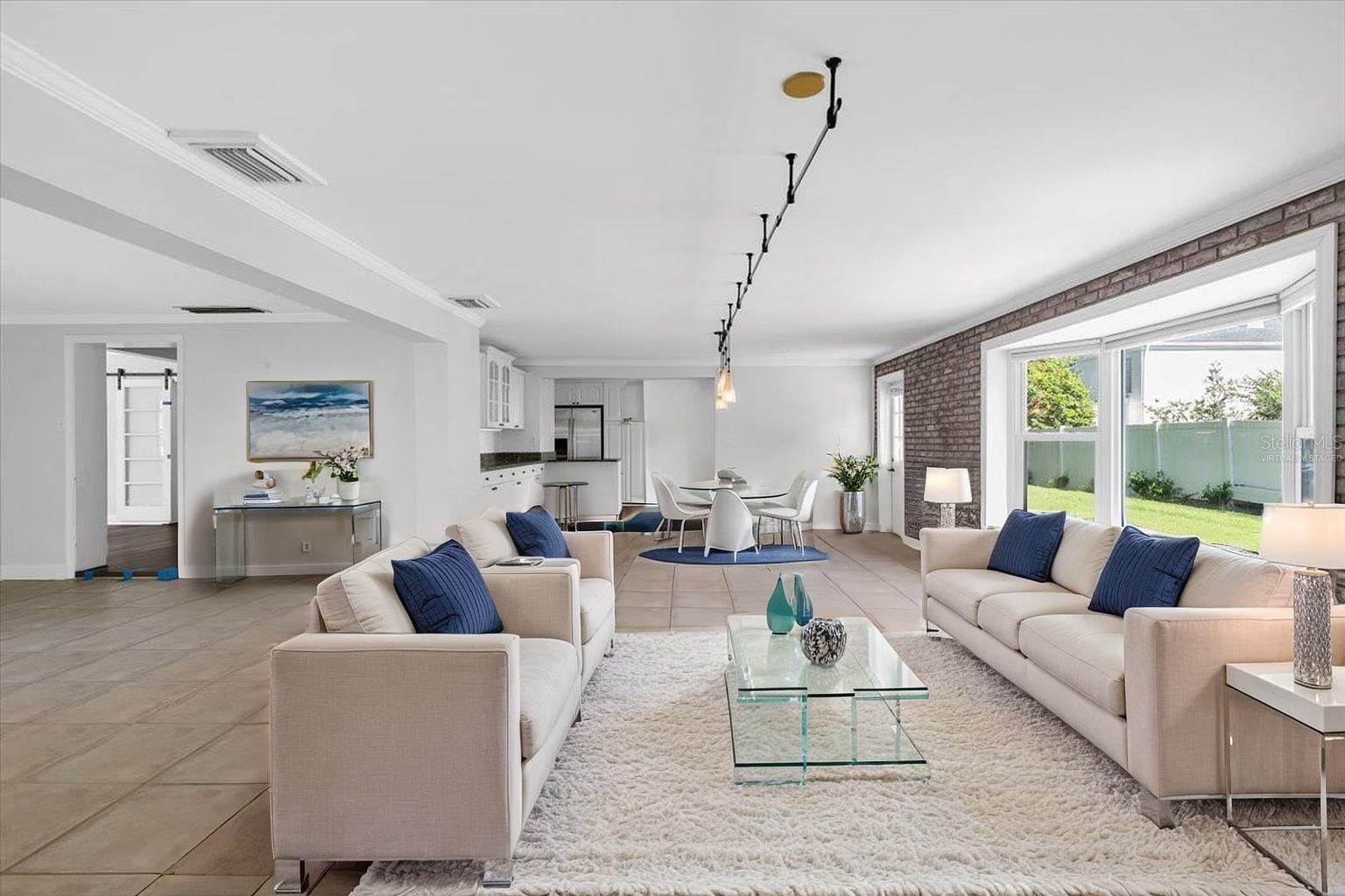 VIRTUALLY STAGED -Living Room