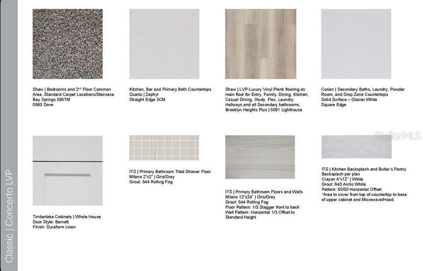 Design Selections ~ Home is under construction, selections are subject to change
