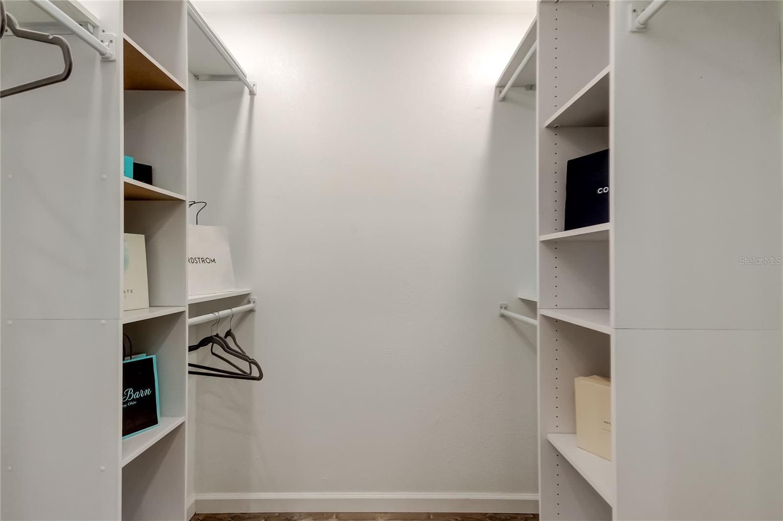 Primary walk-in closet