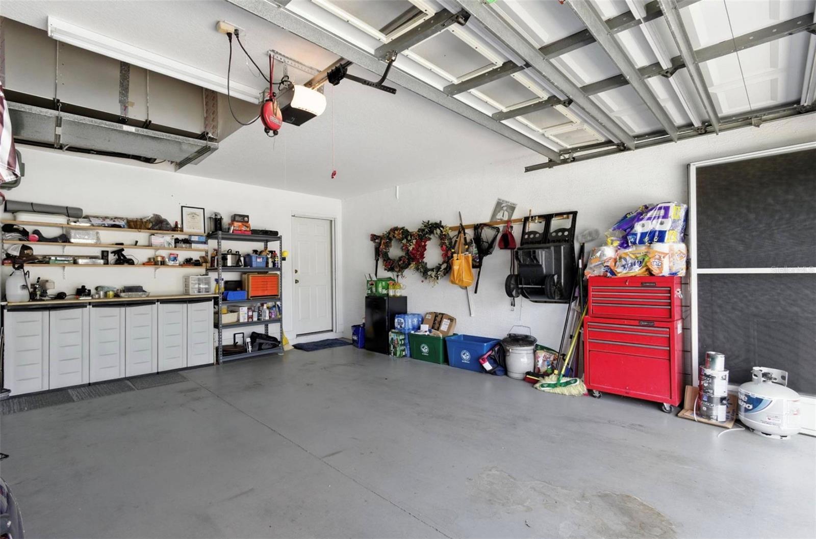 Garage built in storage