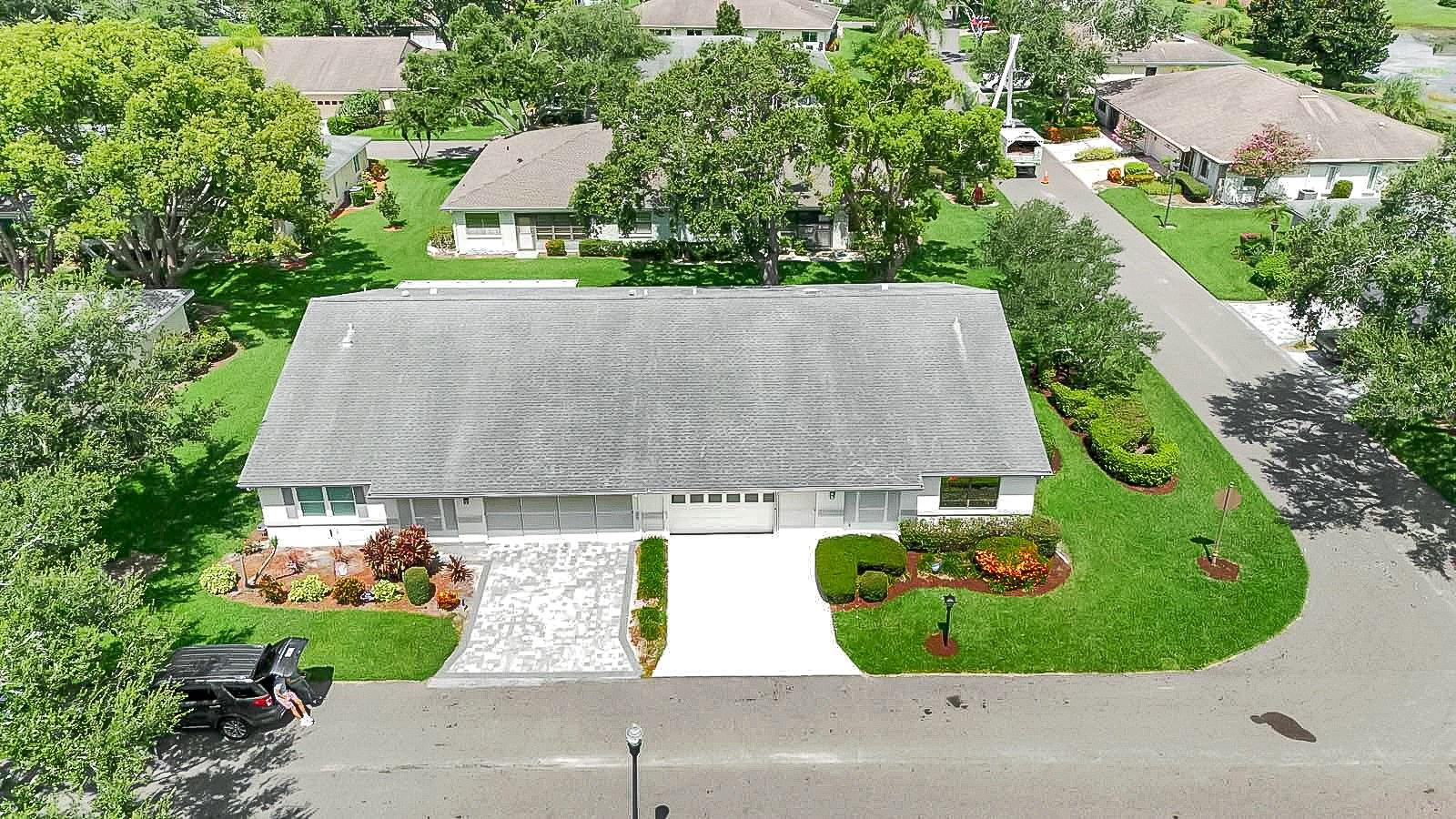 Drone view of House