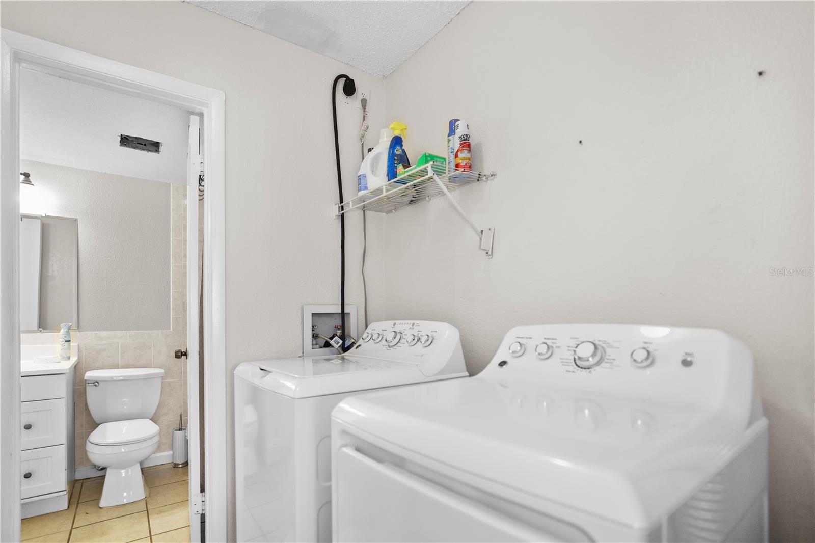 LAUNDRY ROOM, LIKE NEW WASHER/DRYER