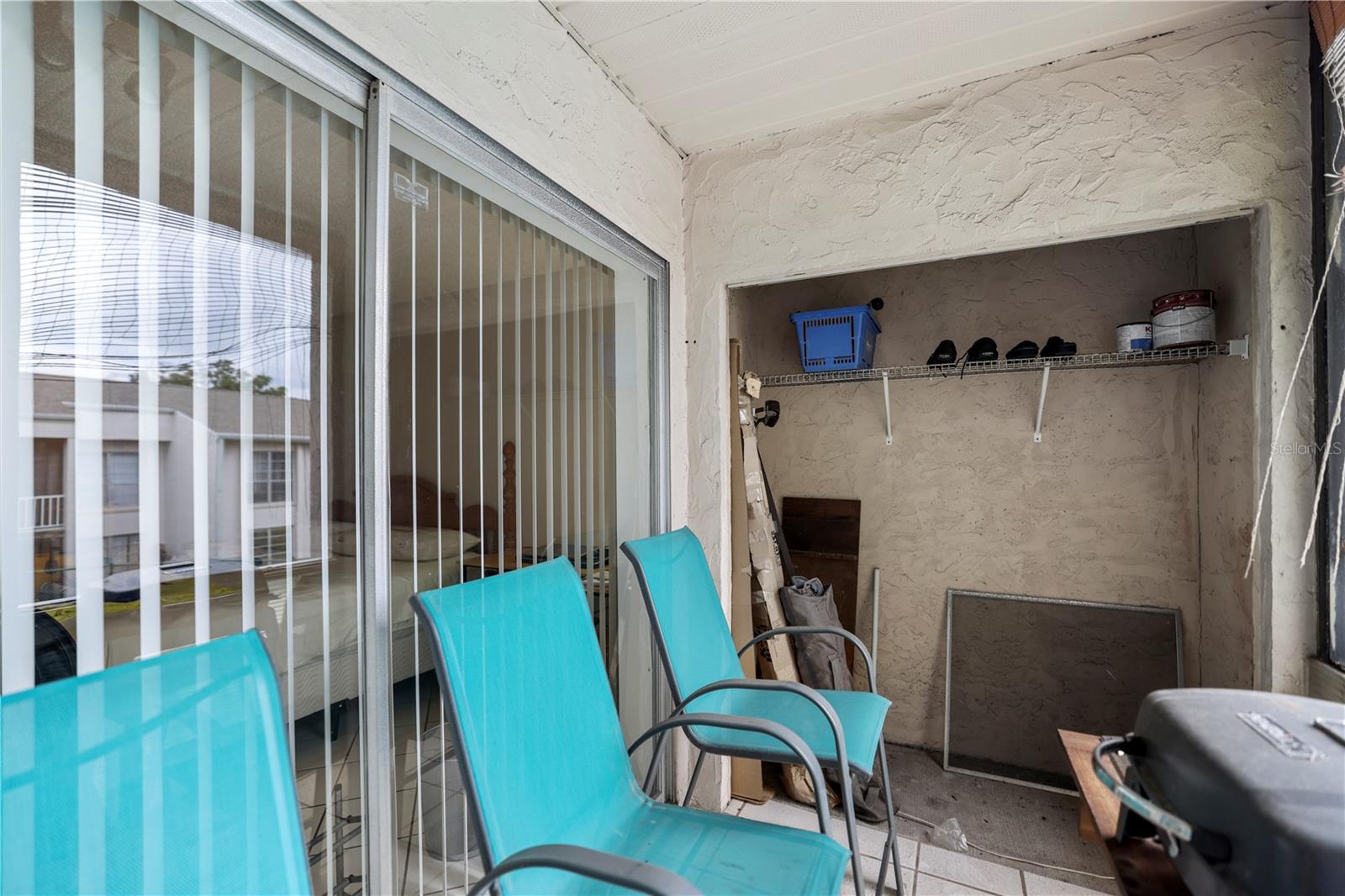 PATIO WITH STORAGE CLOSET