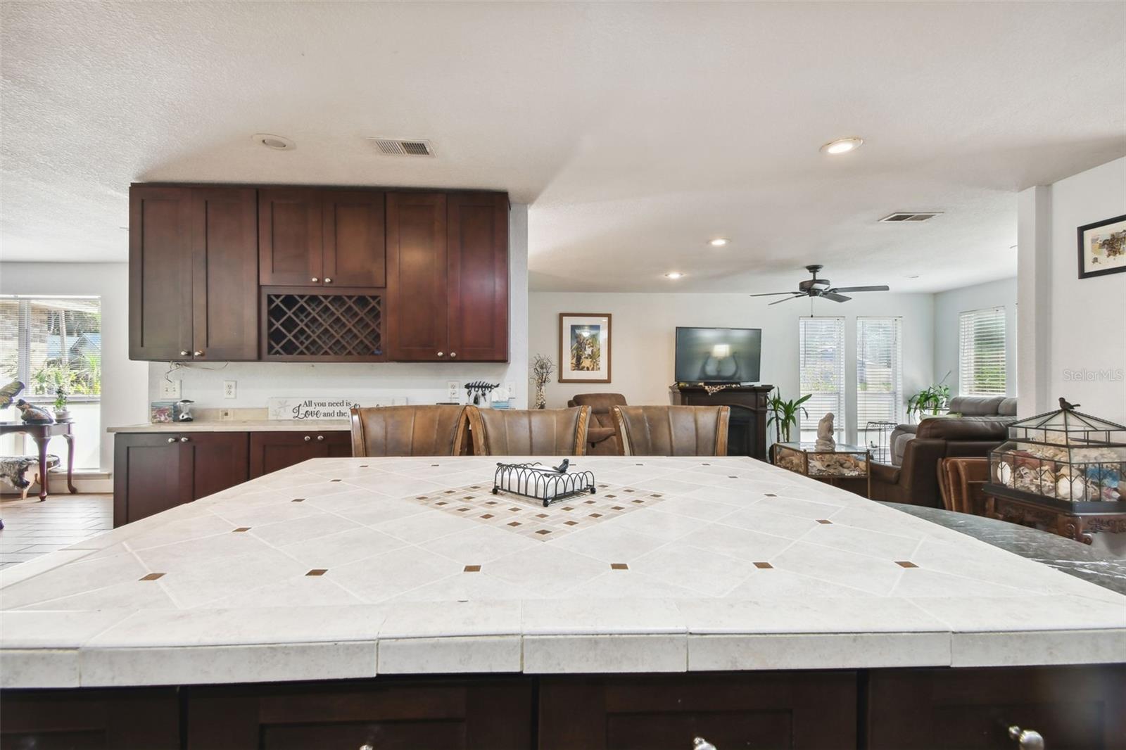 Beautiful large kitchen island