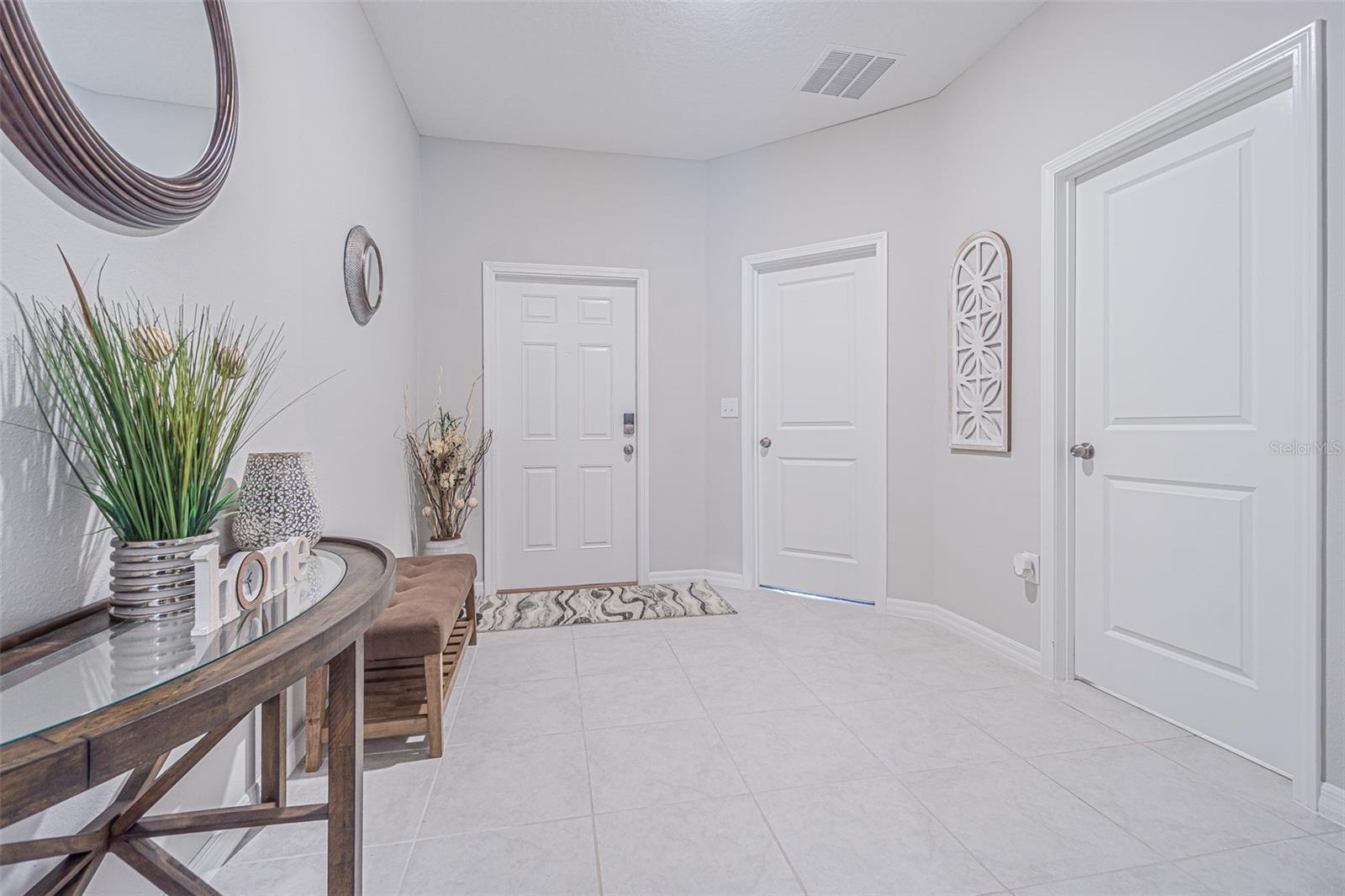 Front Door and Foyer