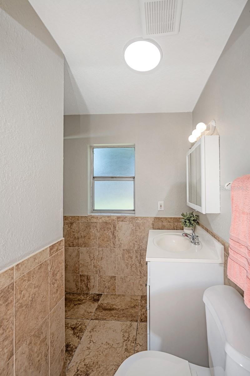 Primary Bathroom with a Shower Stall - No Tub