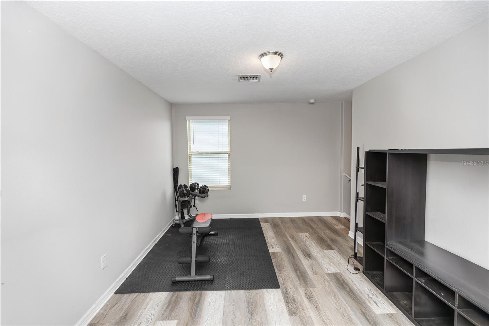 Upstairs living area