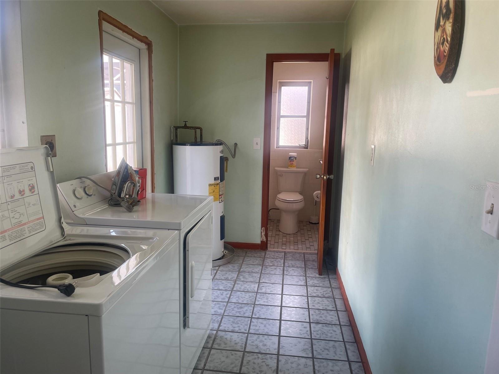2nd Bathroom off Laundry room.