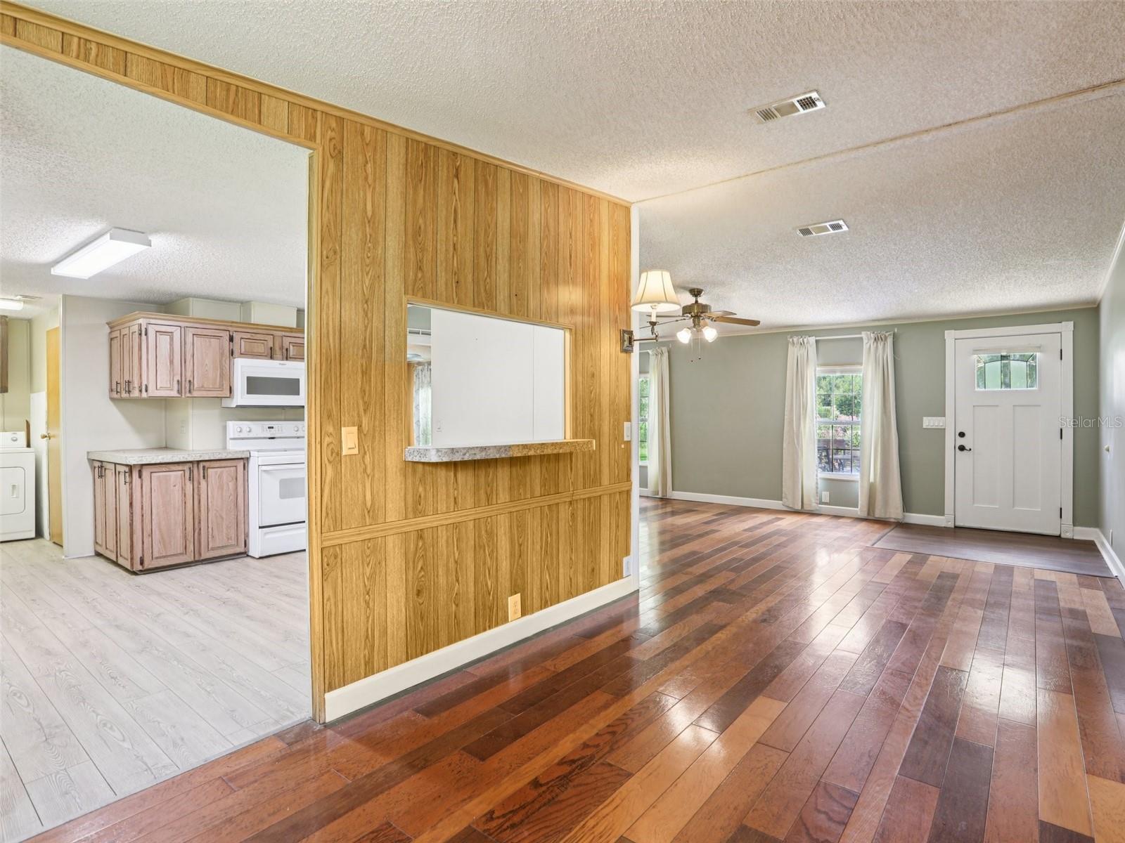 Dining Room facing Living Room and front door