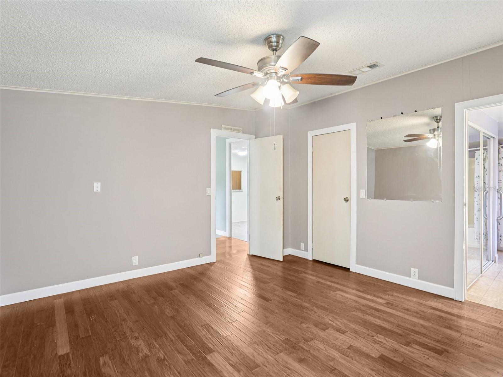 Primary room facing entry door