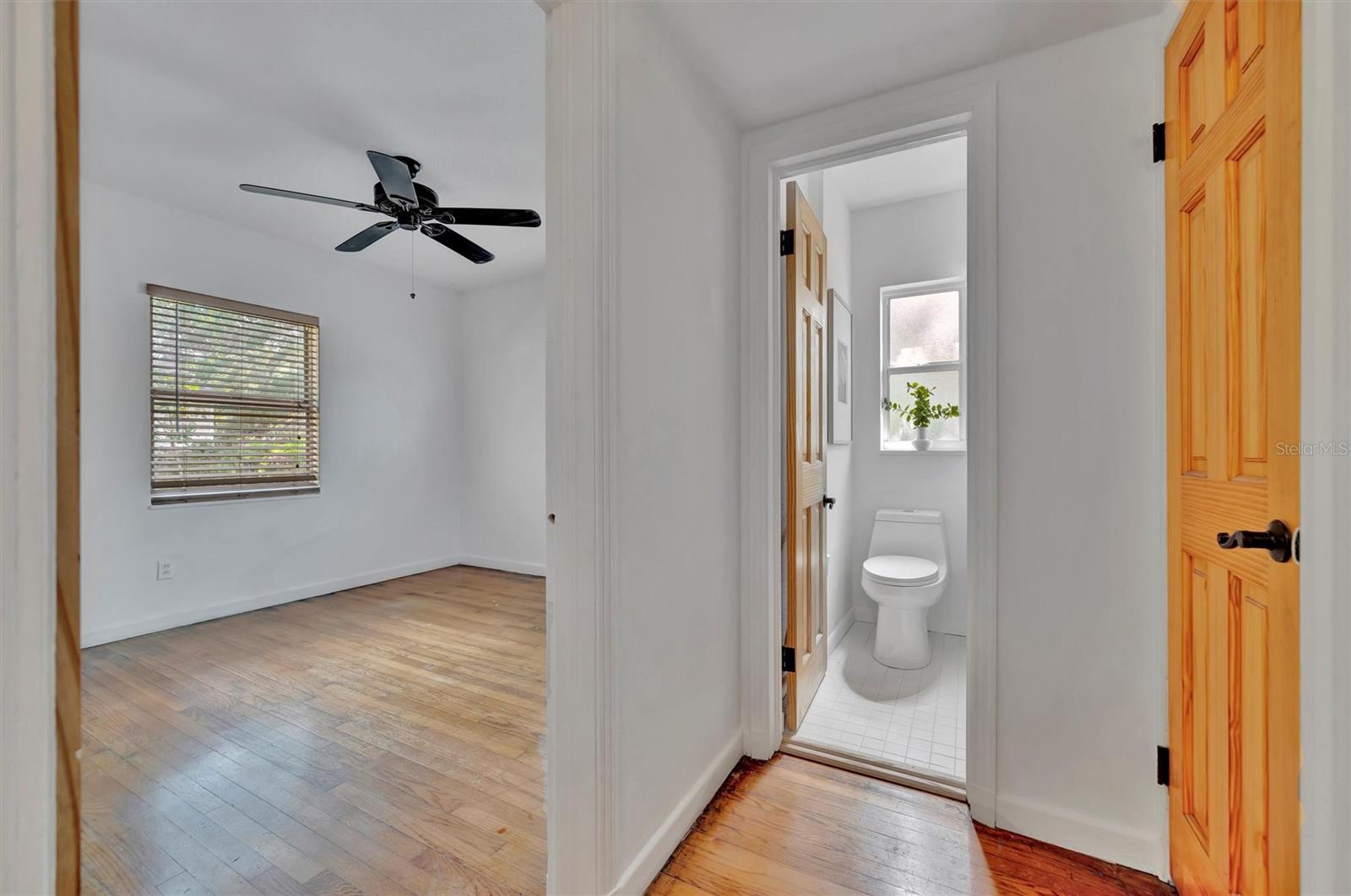 The Hallway: to the left is the guest