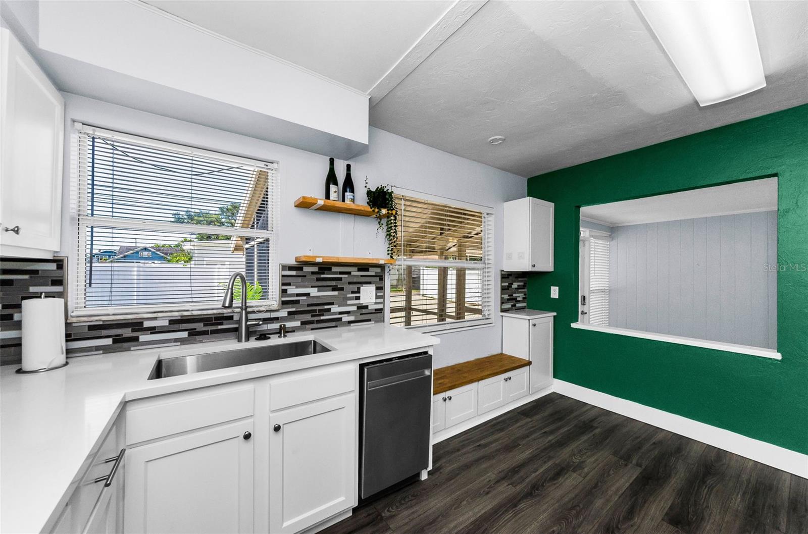 Kitchen and eat in breakfast area