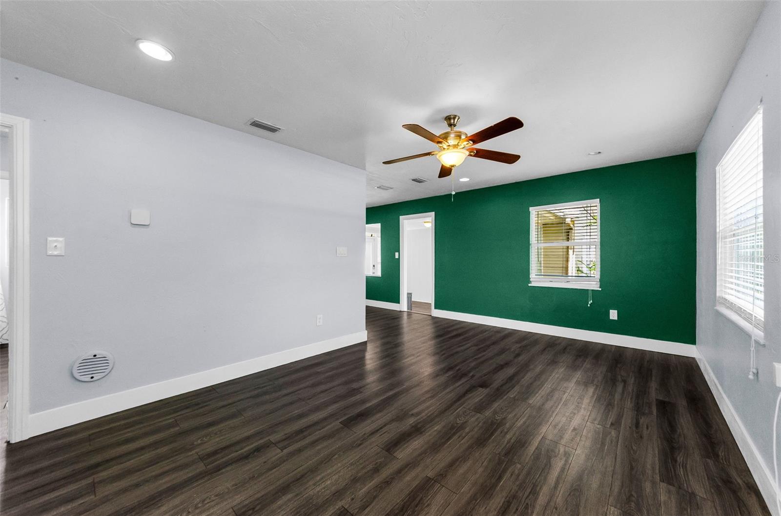 Living room from front door