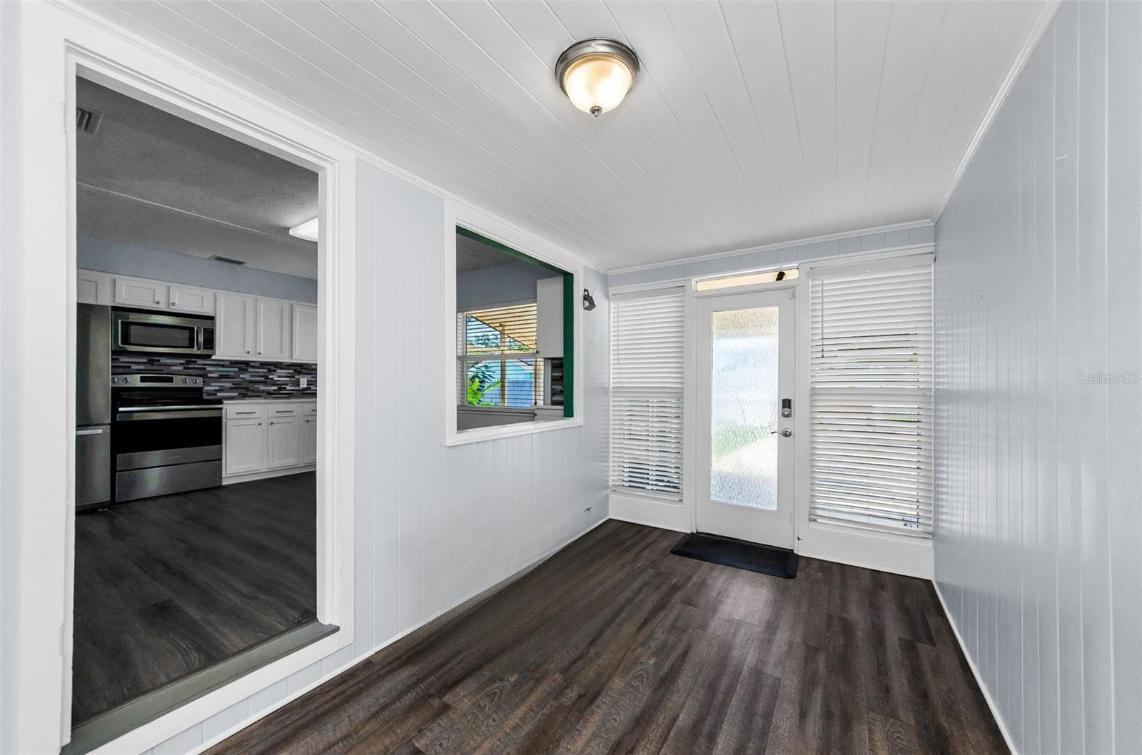 Back Entry into Bonus Room