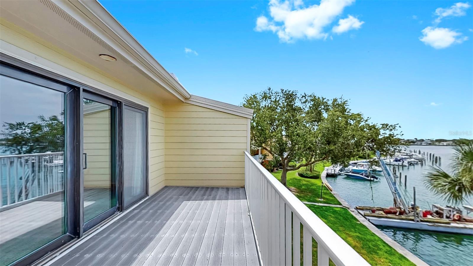 Owners' Suite Balcony with Hurricane Rated Impact Sliders