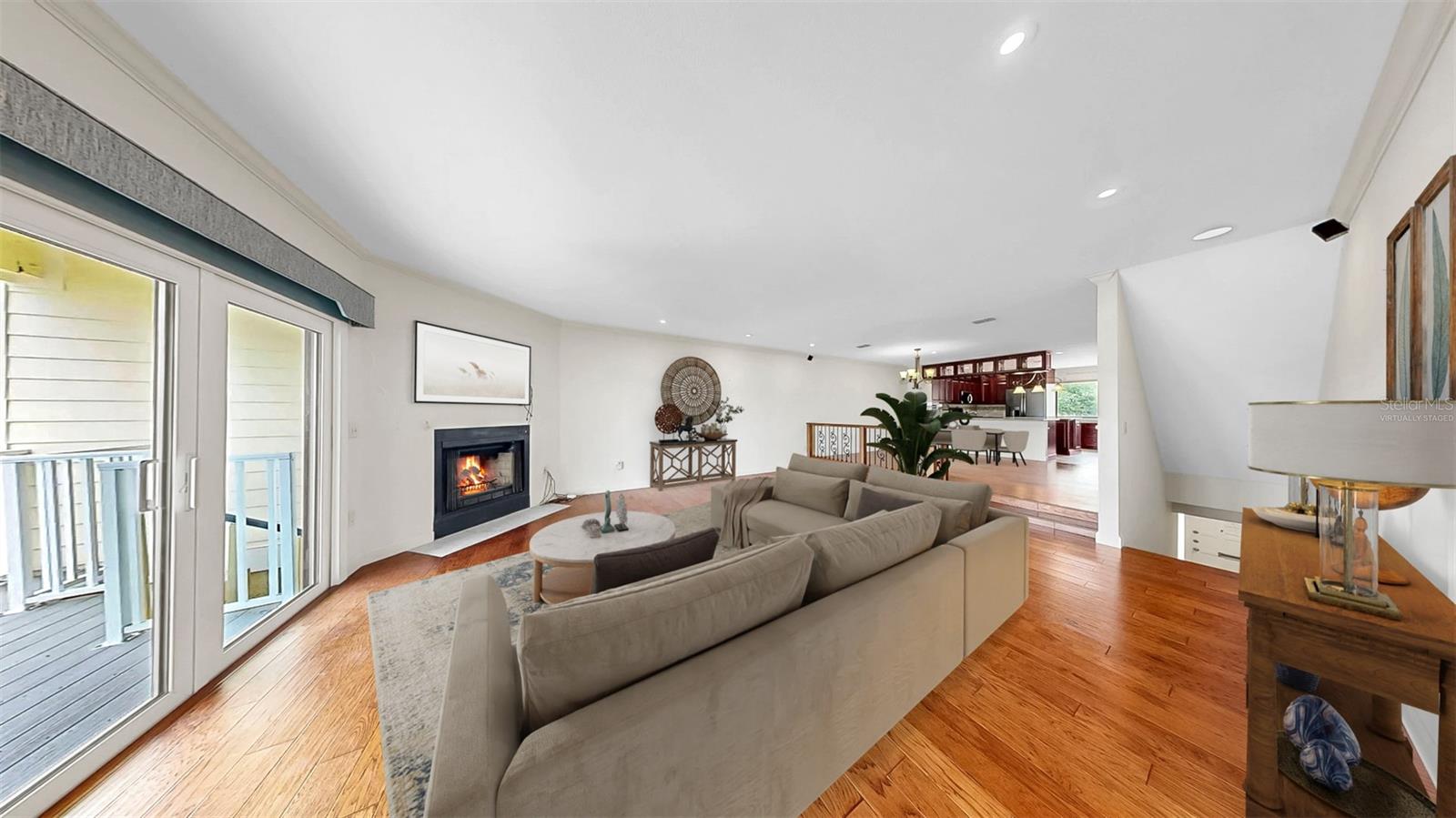 Virtually Staged Living Room