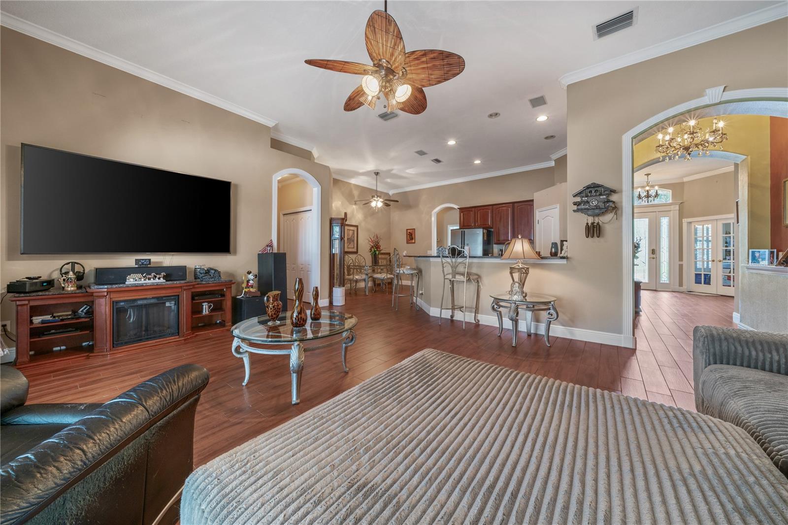 Family Room and Kitchen
