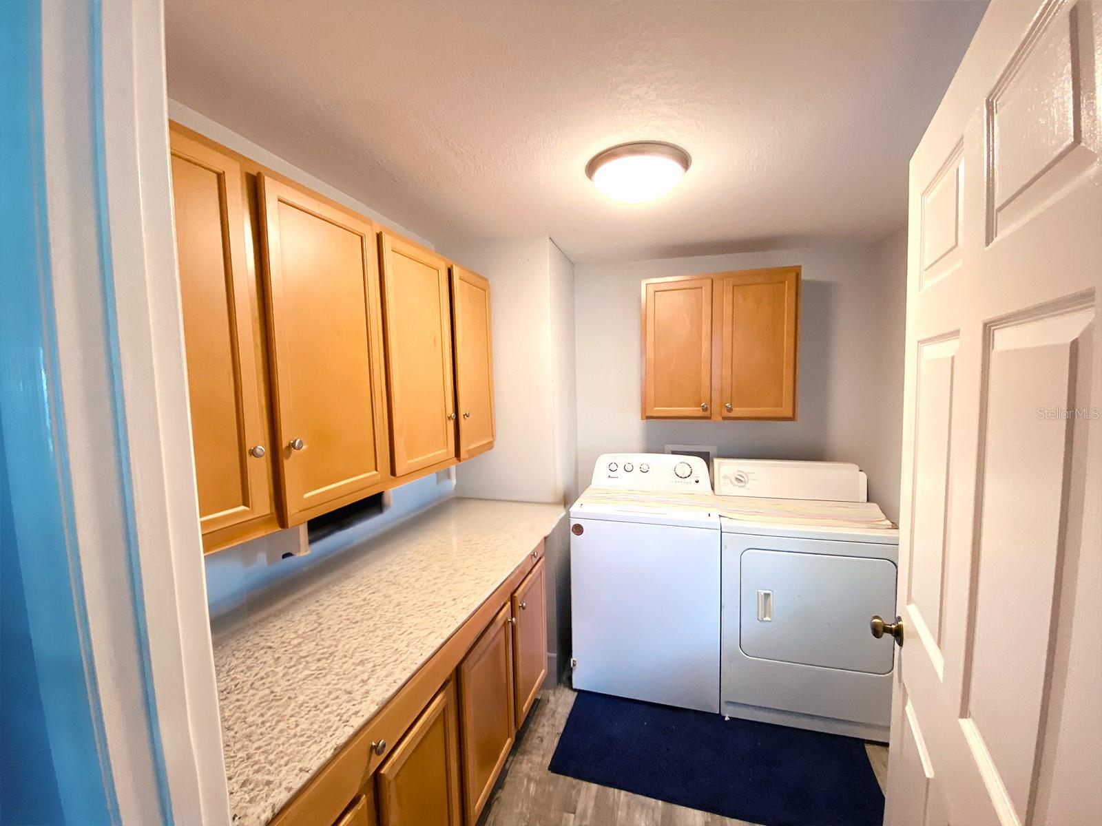 Laundry room.