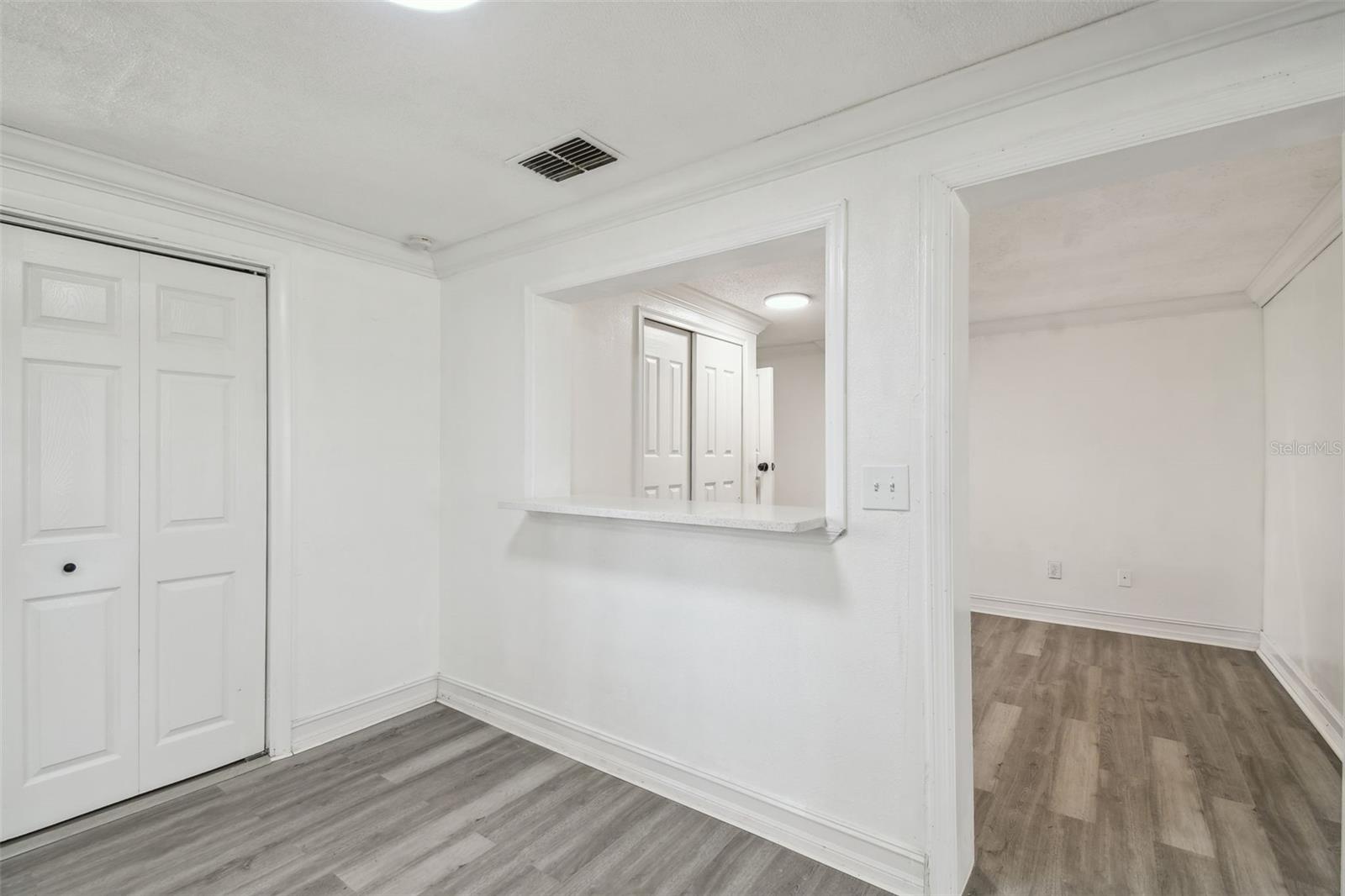 Laundry closet