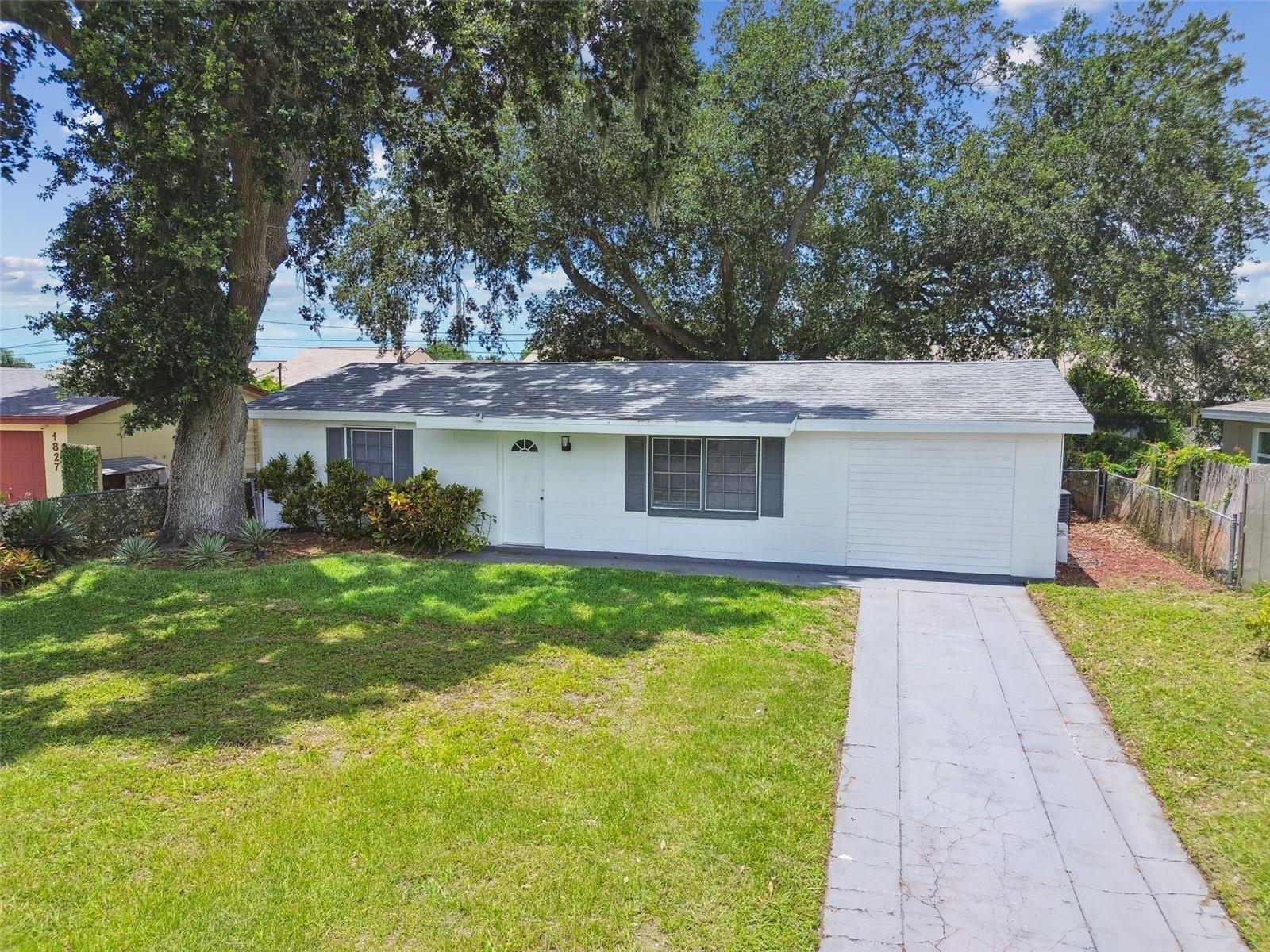 Front and driveway