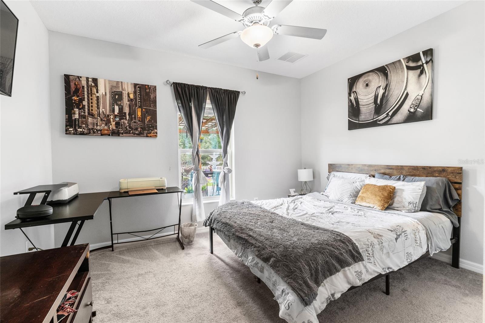 down stairs bedroom