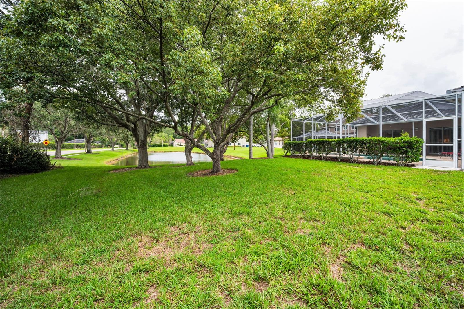 Exterior Rear/ Backyard/Pond View