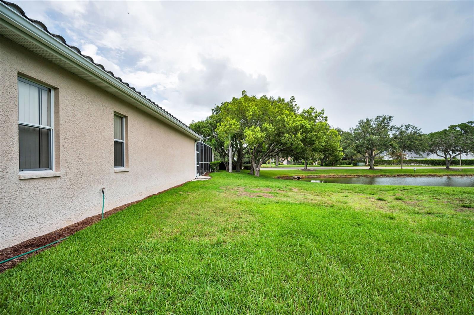 Side Yard/Pond View