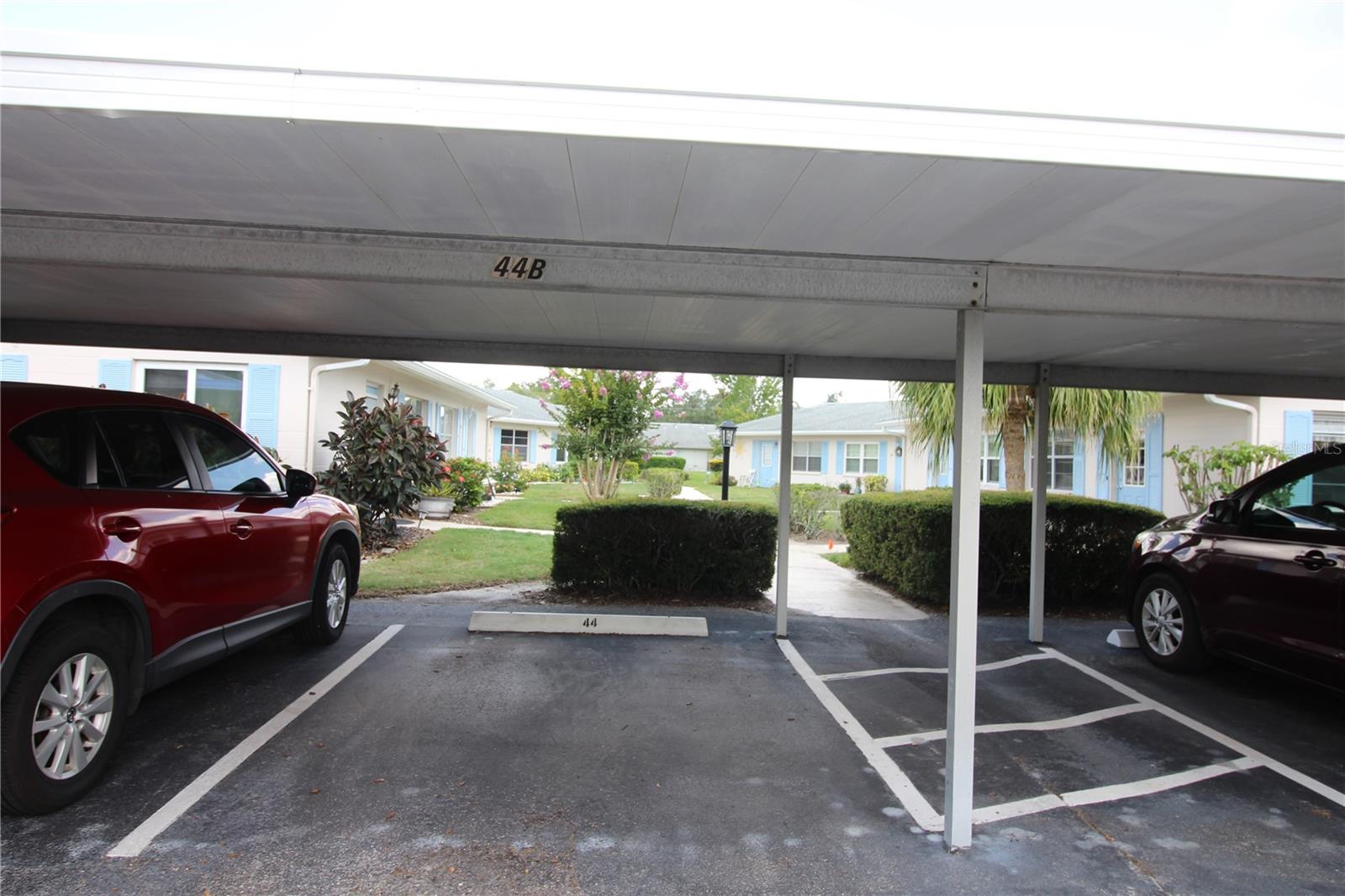 Assigned carport spot