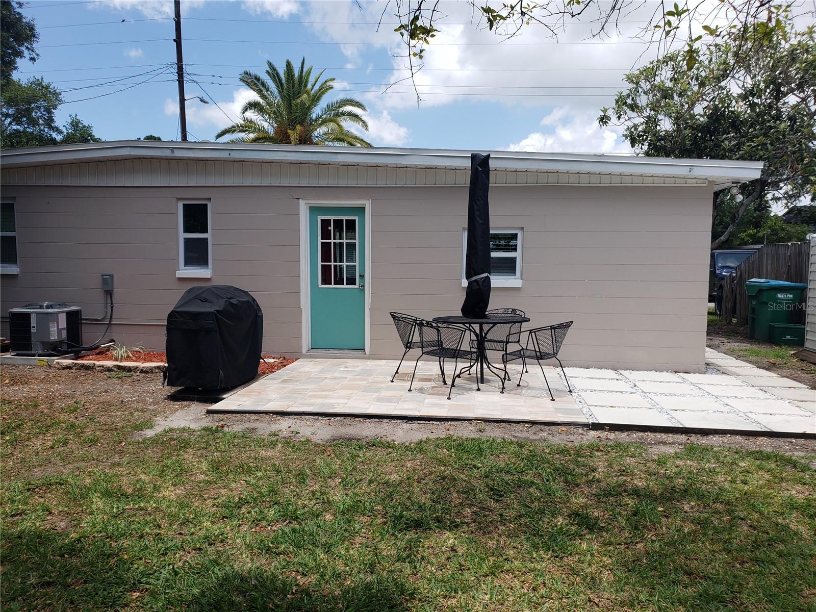 Rear patio