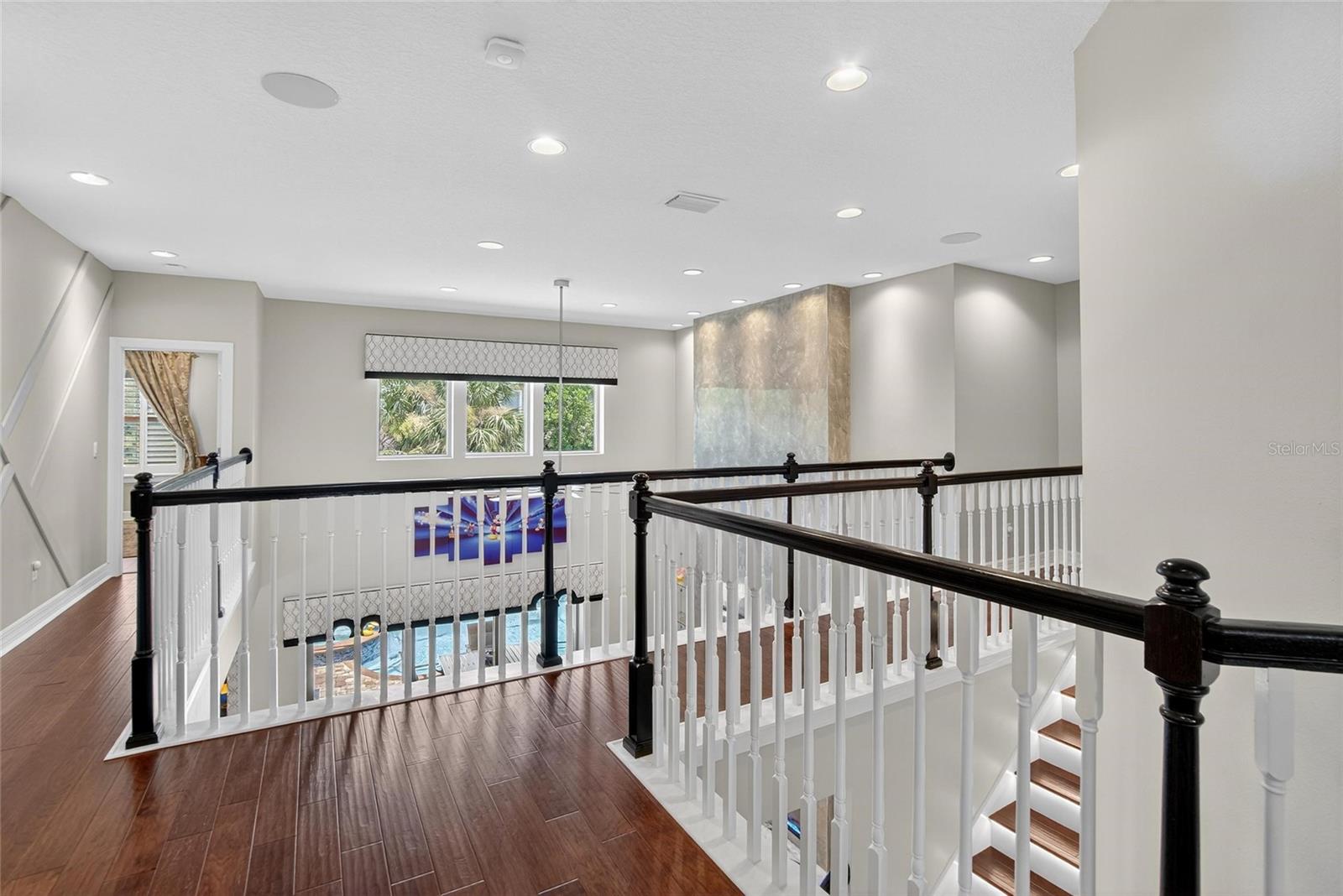 Upstairs walkway