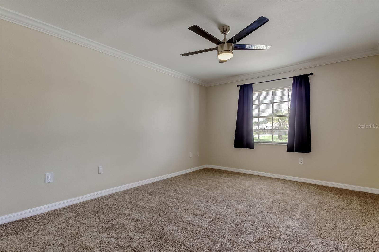 brand new carpet in second bedroom