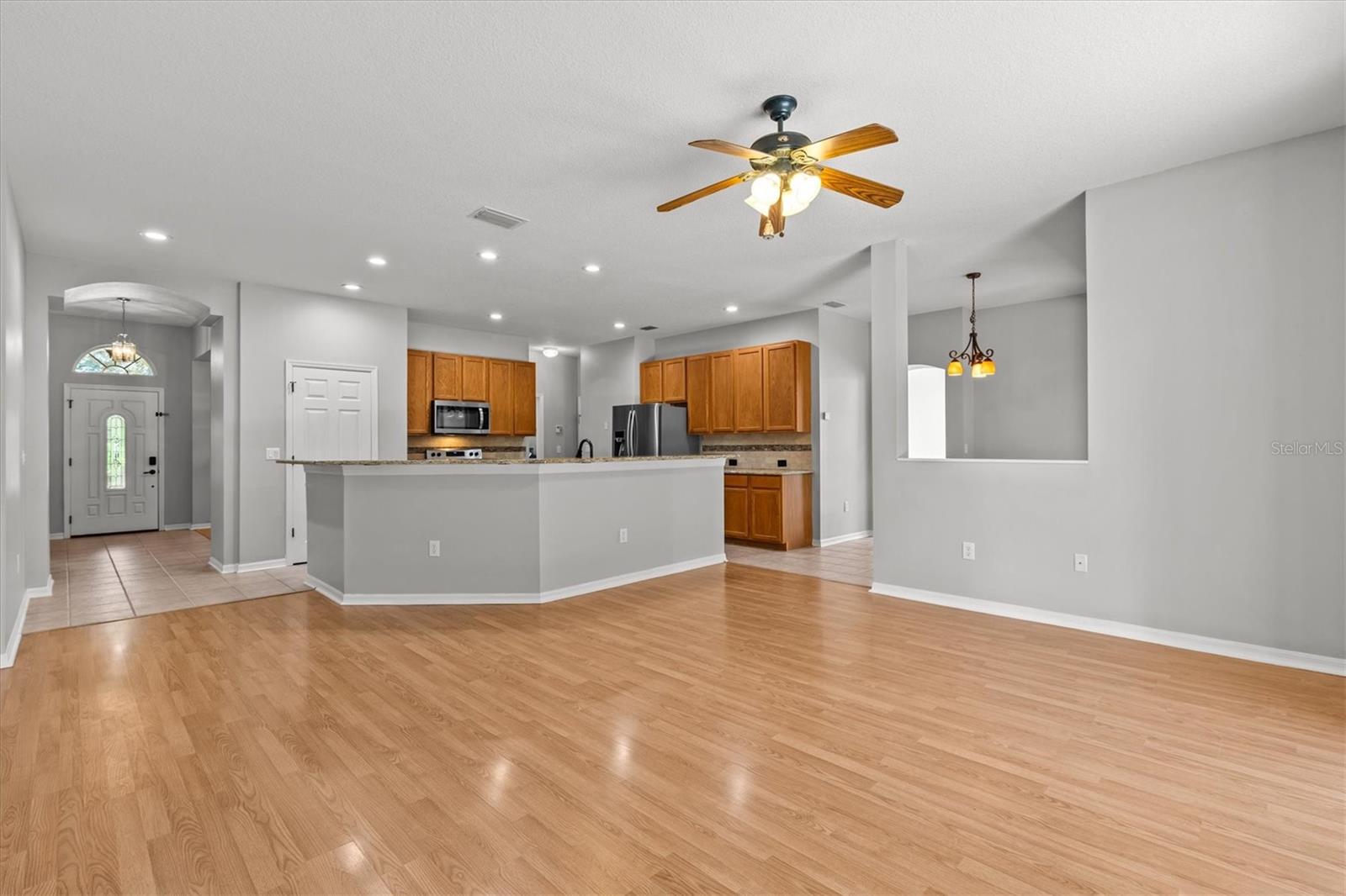 KITCHEN AND LIVING ROOM