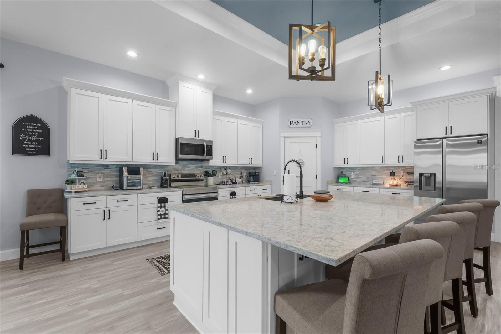 Upgraded modern kitchen.
