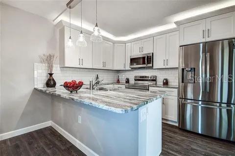 Kitchen with top Samsung appliances