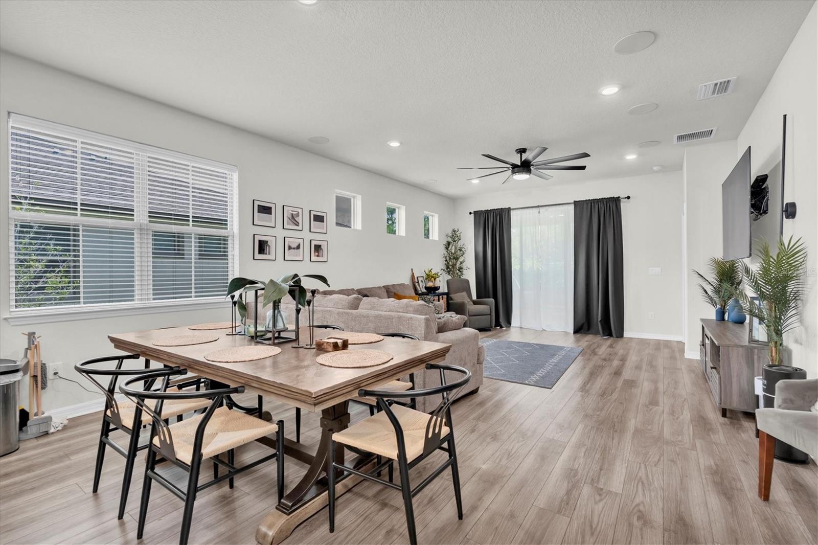 Great Room, Open Concept: Dining, Living Area