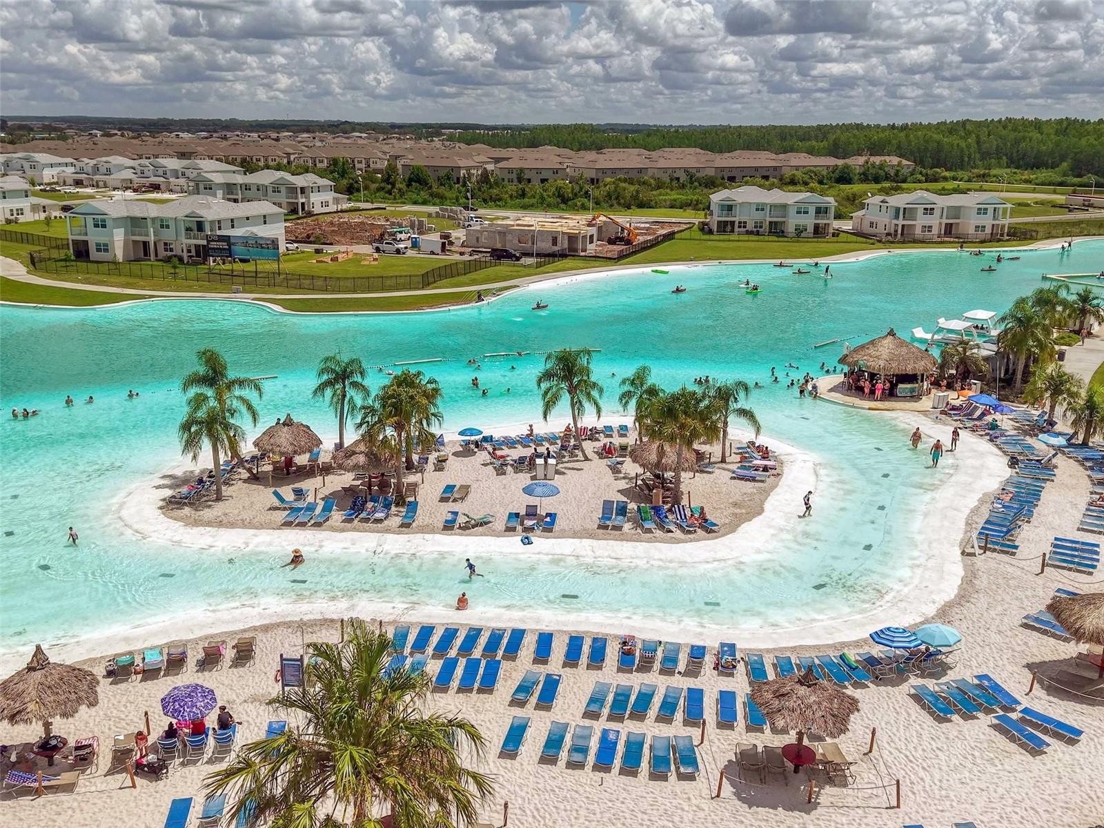 Island and beach area