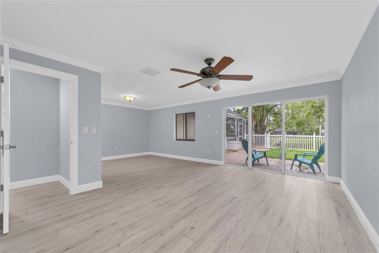Extra Large Primary Bedroom Overlooks the Backyard & Pond... So Tranquil.
