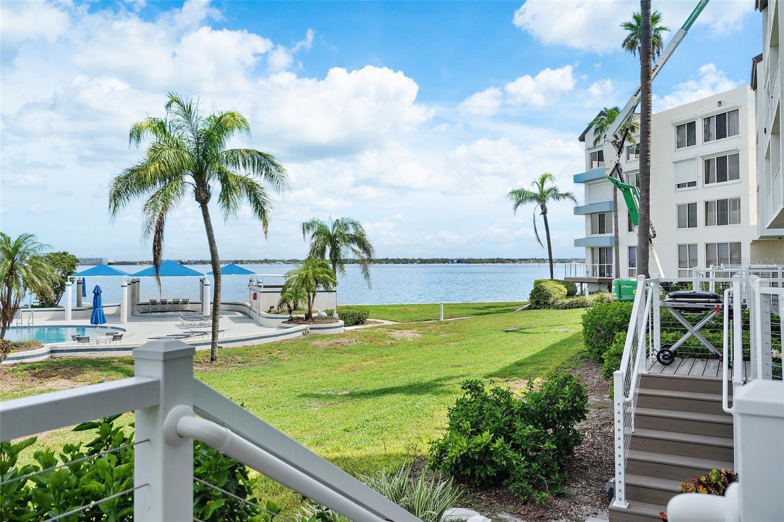 Views from new large private outdoor deck