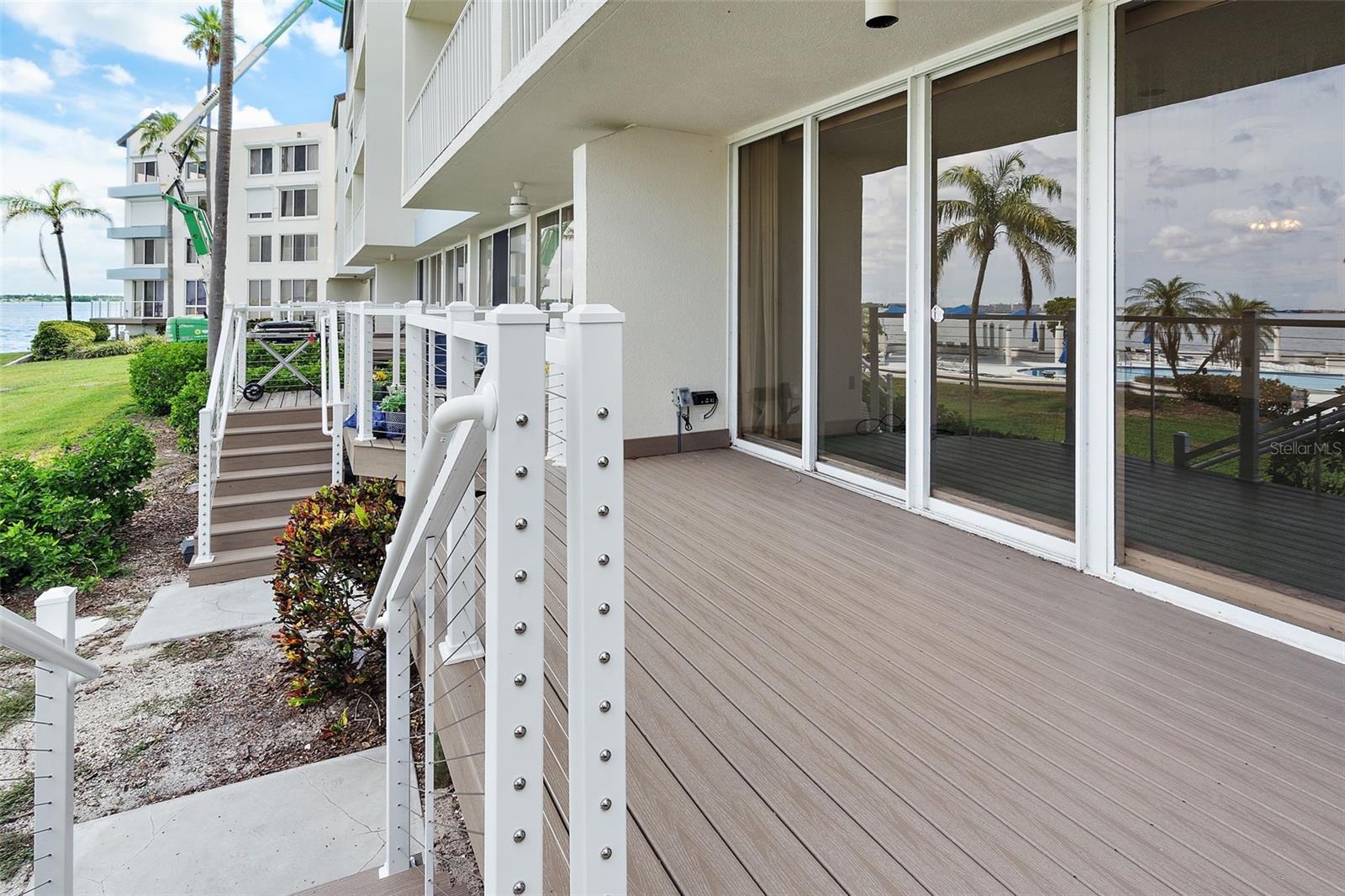 New large outdoor deck