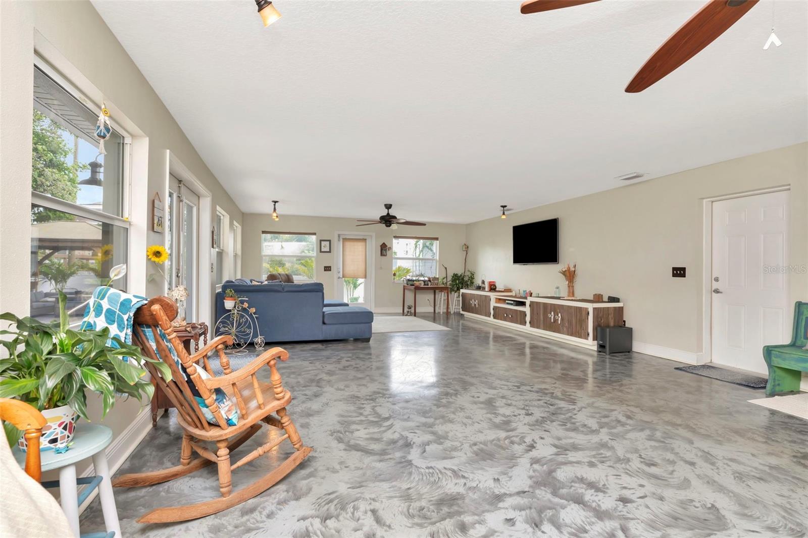 Beautiful concrete floors