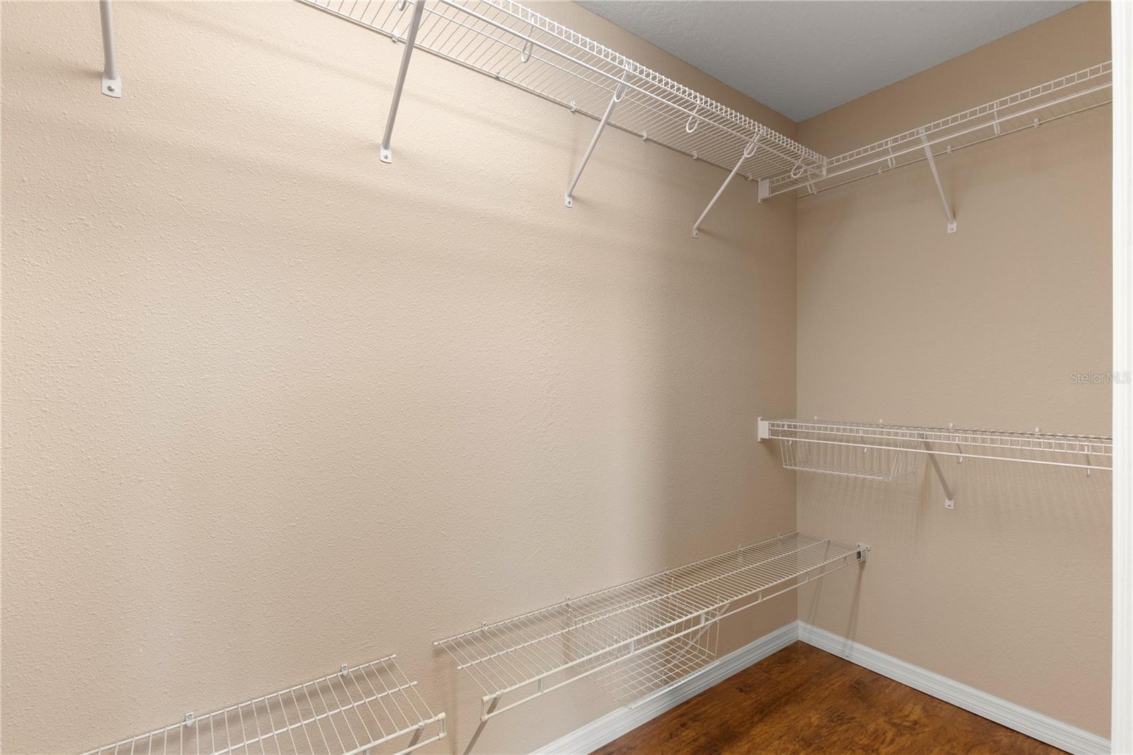 Primary closet