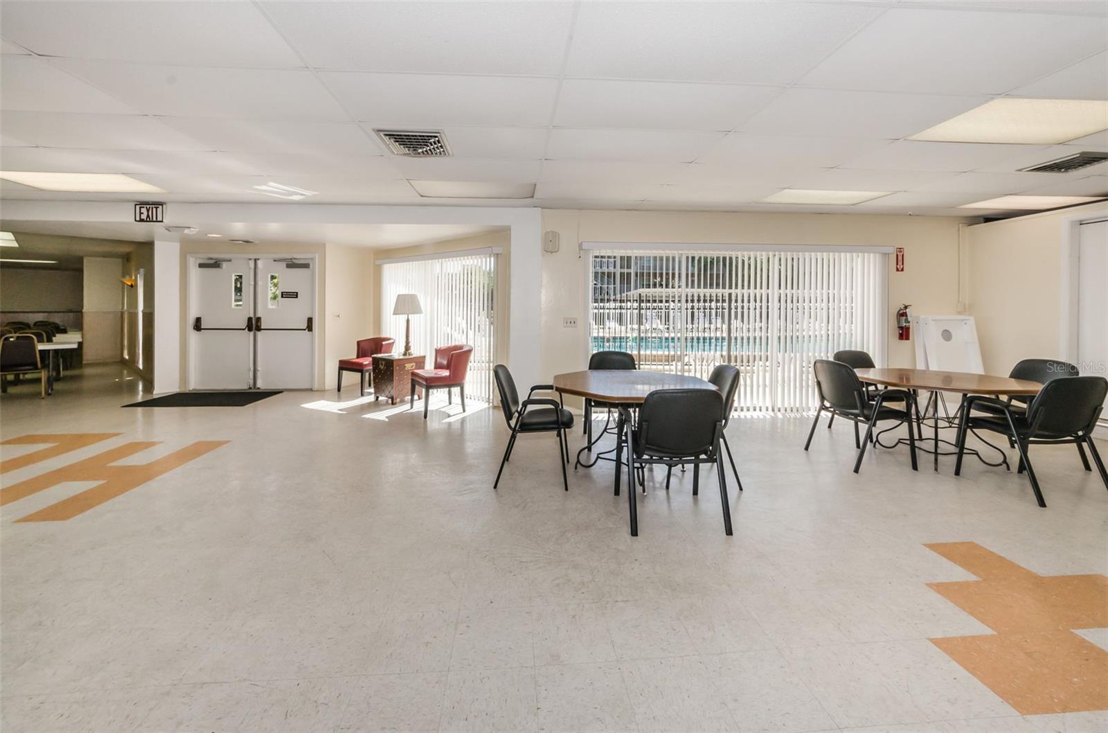 INSIDE OF CLUBHOUSE