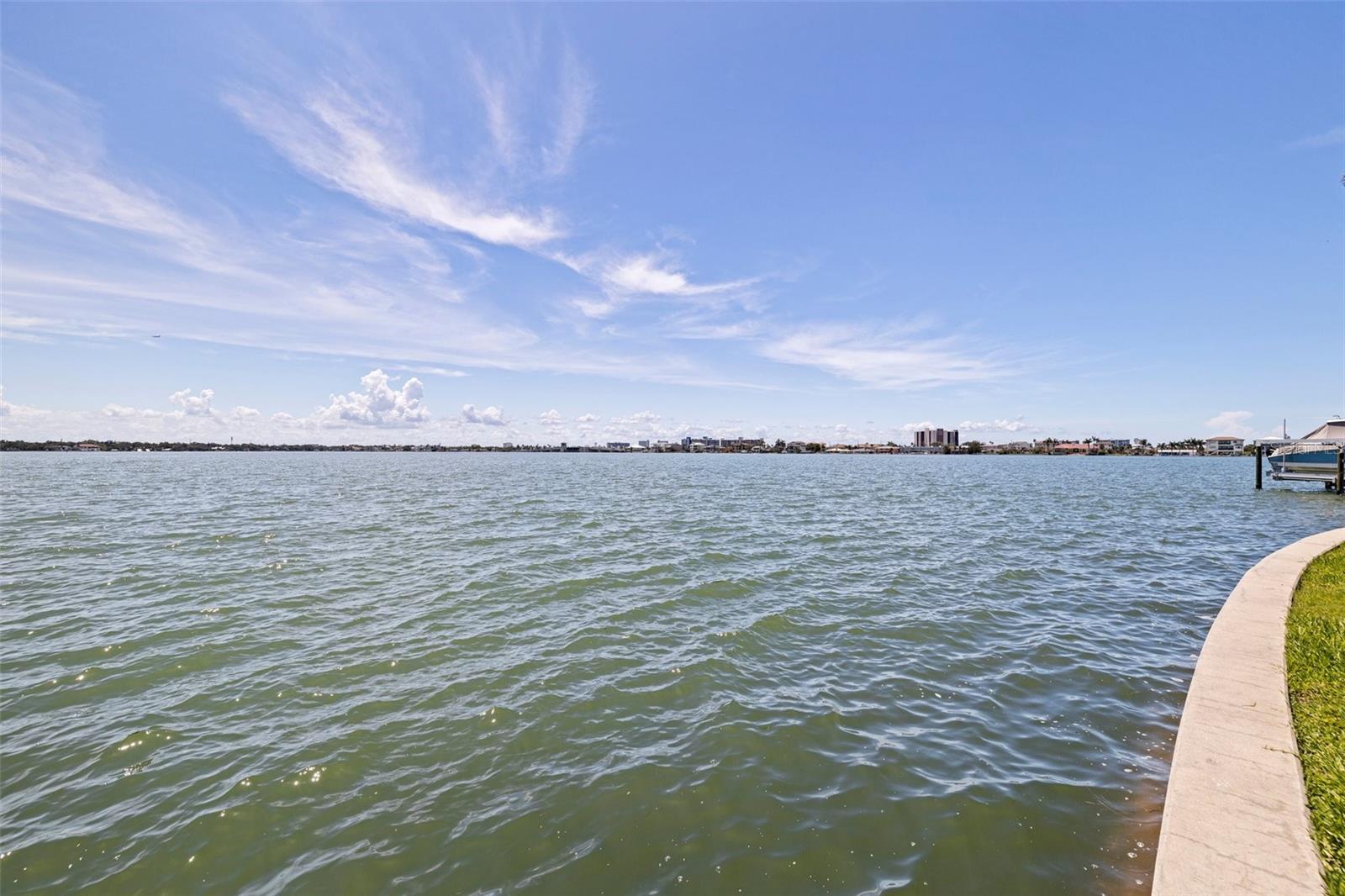 166 feet of water frontage
