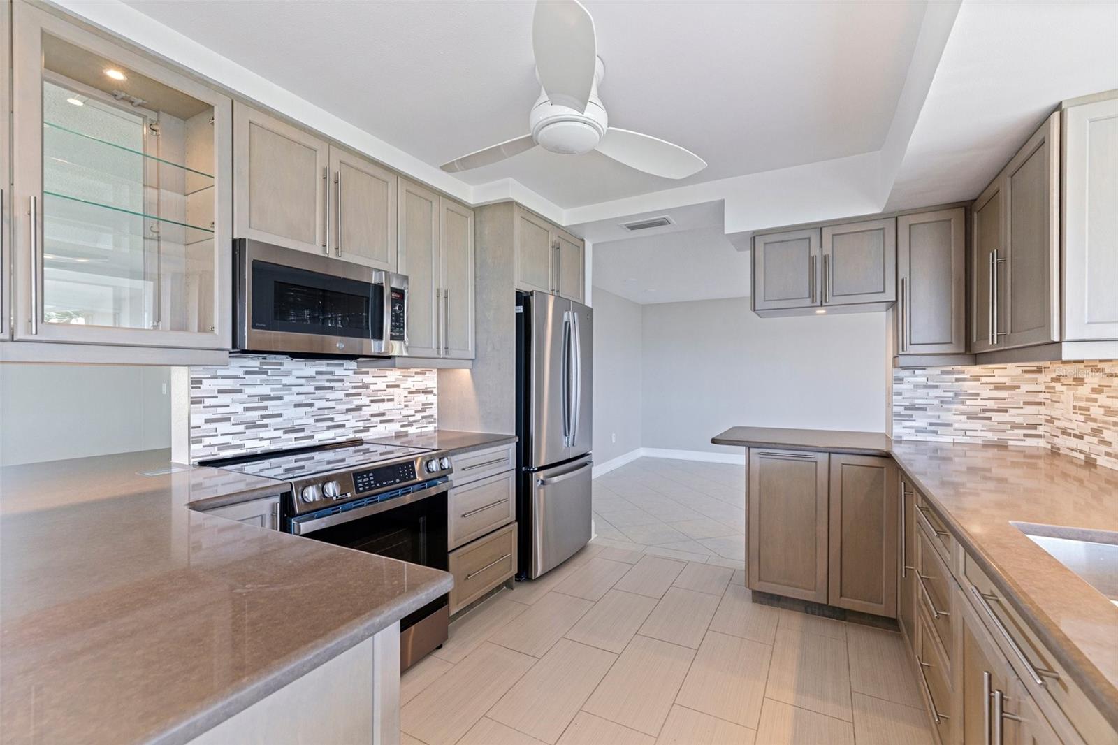 Kitchen with new appliances
