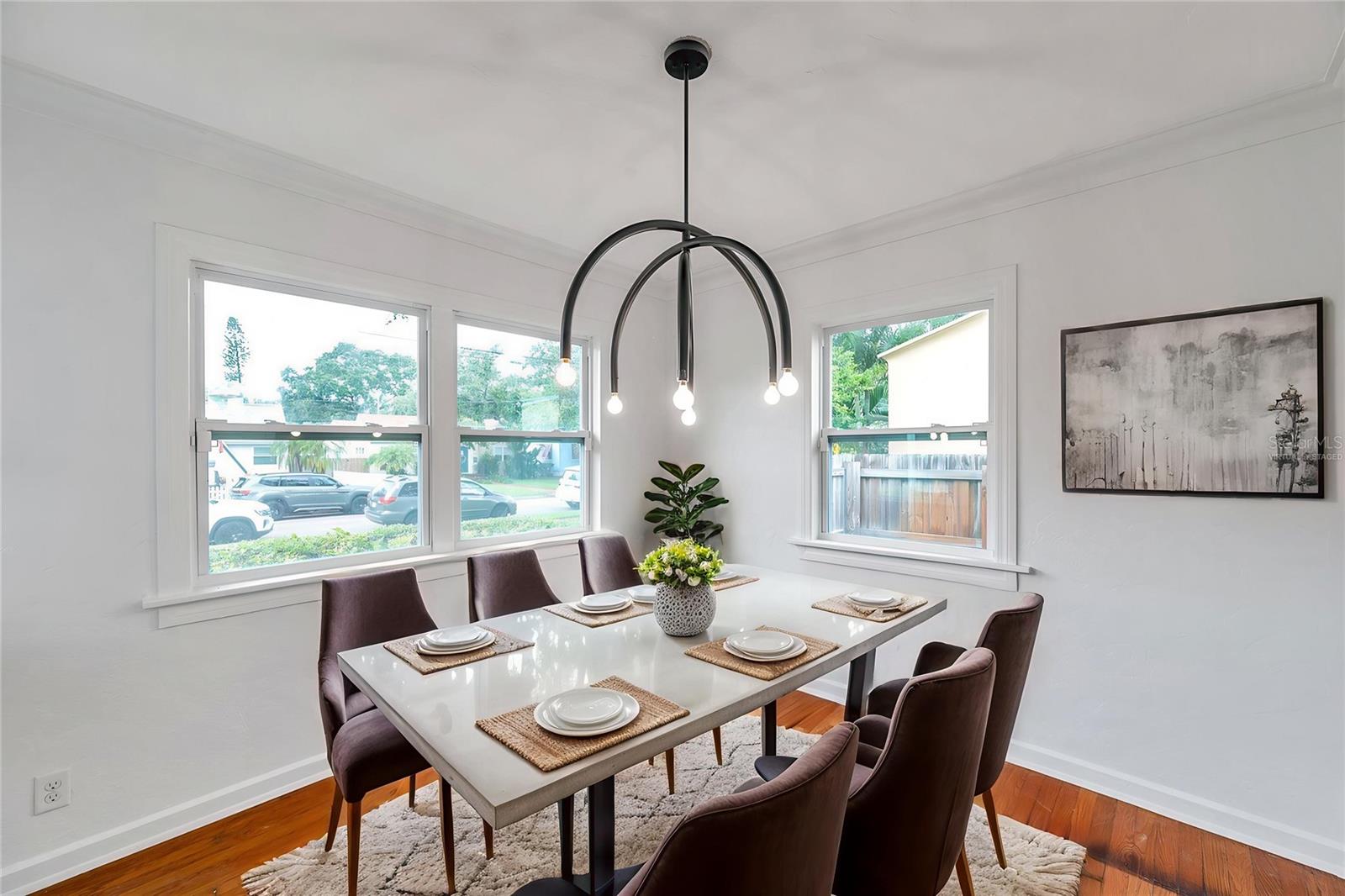 Dining Room Virtually Staged