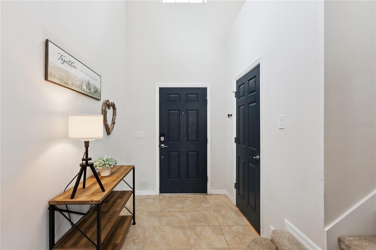 Foyer and half bath