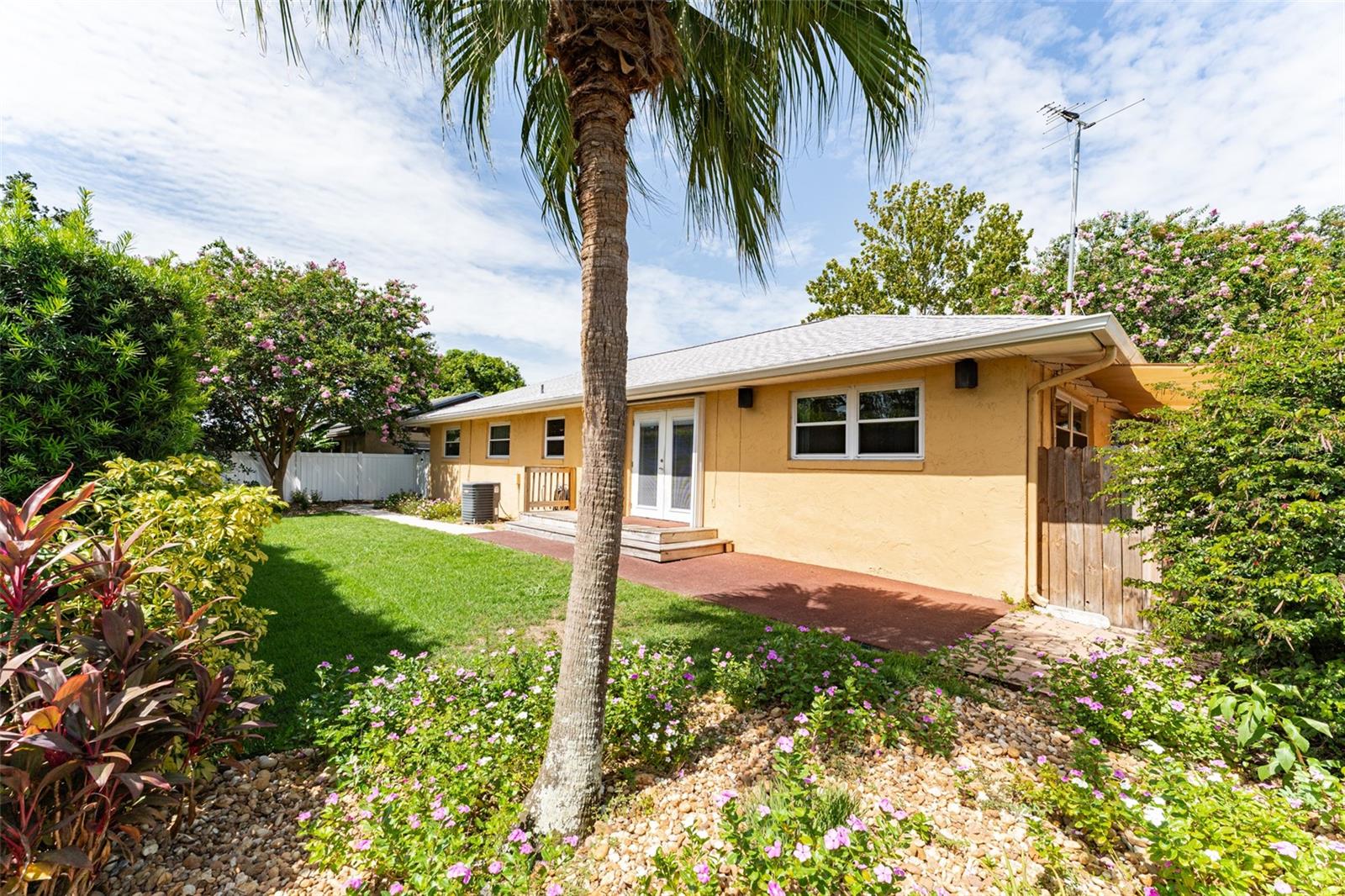 Lushly Landscaped Backyard